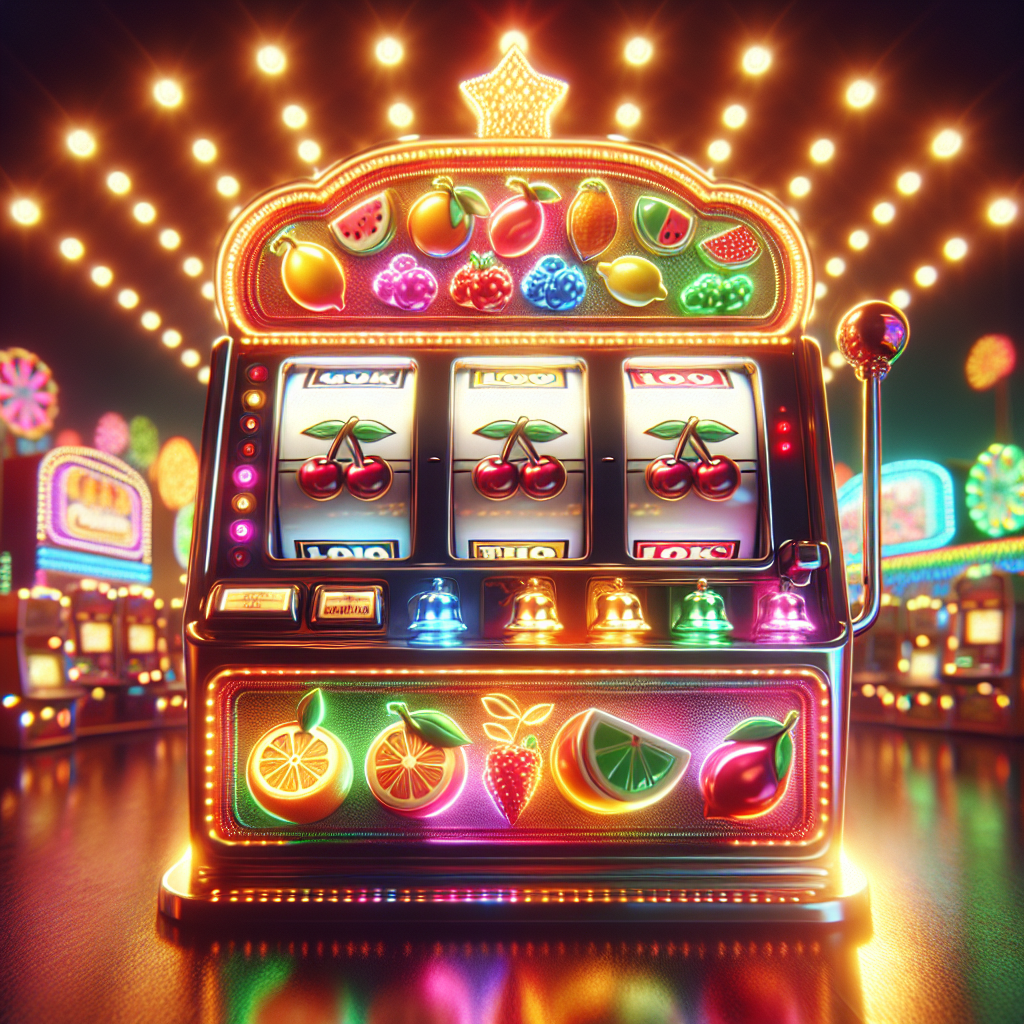 Slot machine with symbols